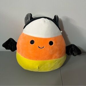 3/25$(Mix) Squishmallows Halloween 8'' Delie The Candy Corn Bat